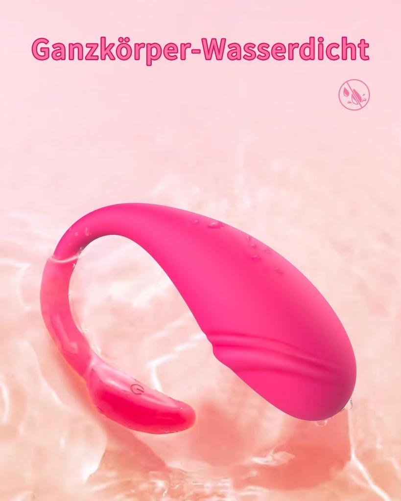 Fernsteuerbare Vibratoren, Sexspielzeug für Frauen, Sexspielzeug für Paare, Stimulierendes Sexspielzeug, Leise Vibrations-Eier, Klitoris-Stimulatoren für Frauen (Rosa)