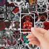 50 Devil Dark Horror Graffiti Stickers - Cool DIY Skateboard, Phone, Guitar Decoration, Waterproof