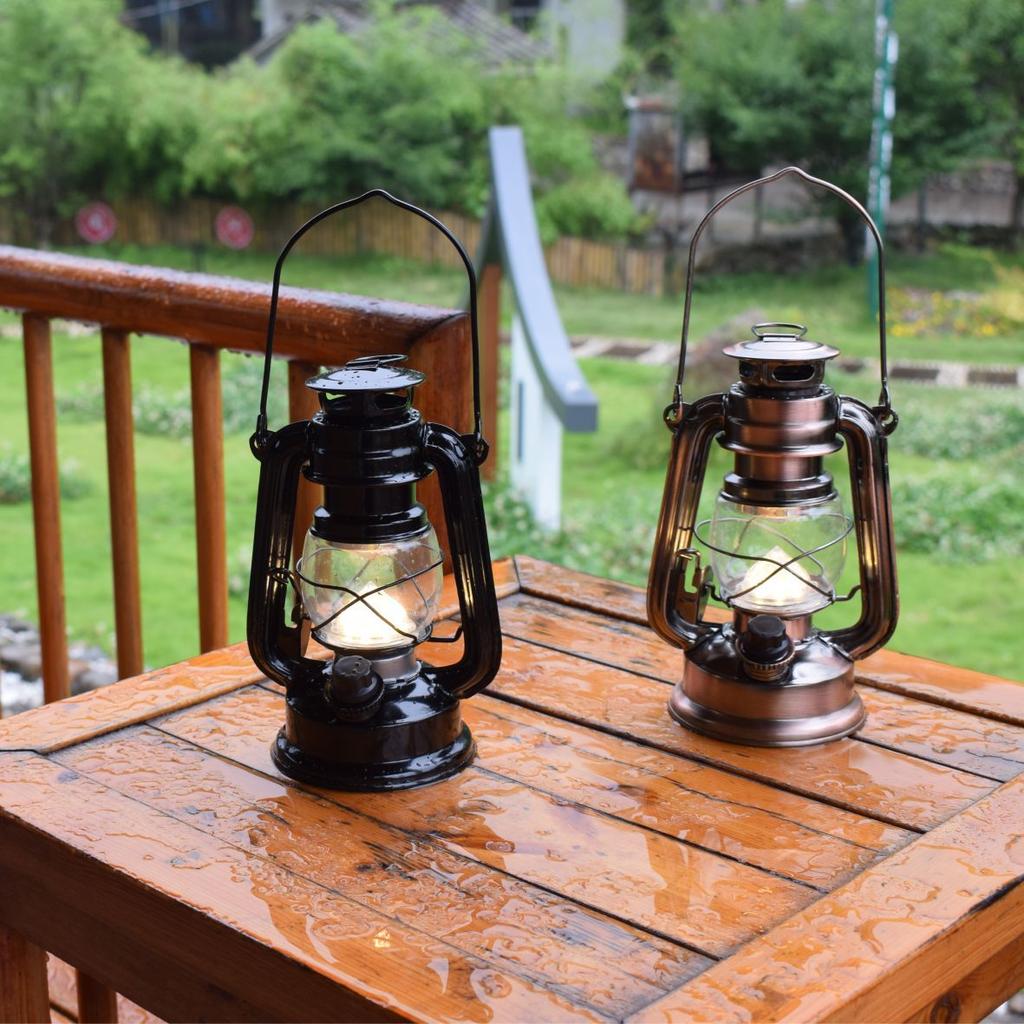 Rechargeable Retro Kerosene Lamp LED Retro Outdoor Camping Lamp Camping Lamp Camp Horse Lantern Portable Lamp