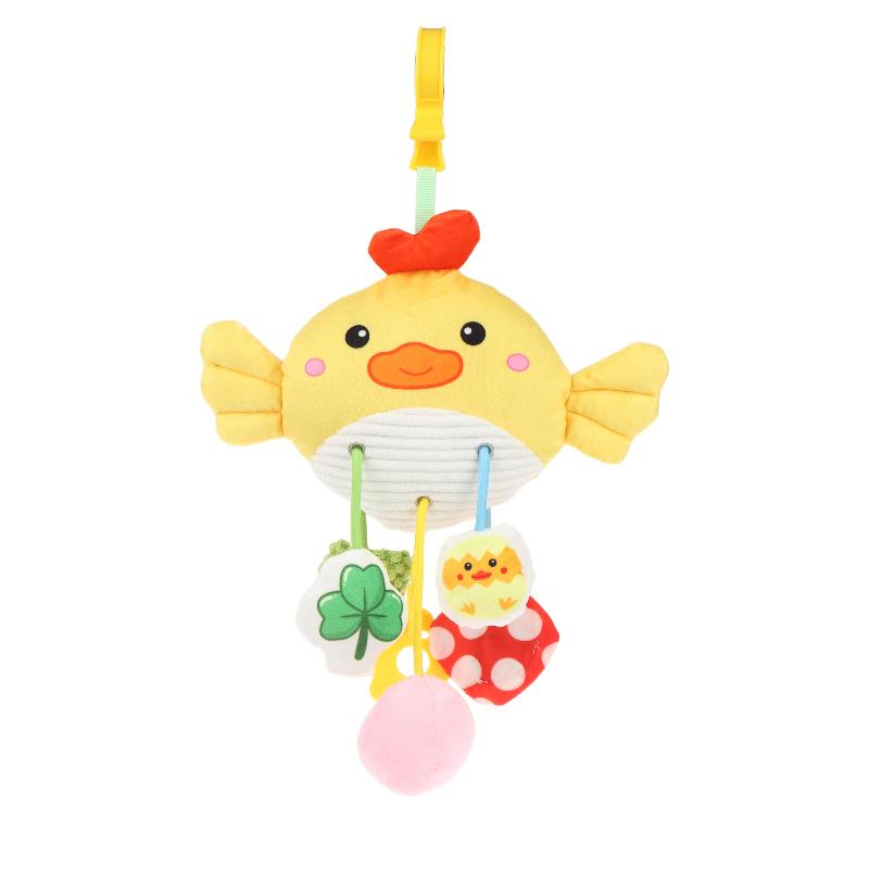 Baby Plush Animal Hanging Rattle Toy Baby Rattles Mobiles Cute Hanging Bell Educational Baby Toys For Stroller Crib Decoration
