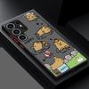 Capybara Cartoon Funda Back Phone Cover Case for Samsung Galaxy S25 Ultra S21 S26 S24 Plus S23 FE Note 20 Ultra 10+ S20 FE S22
