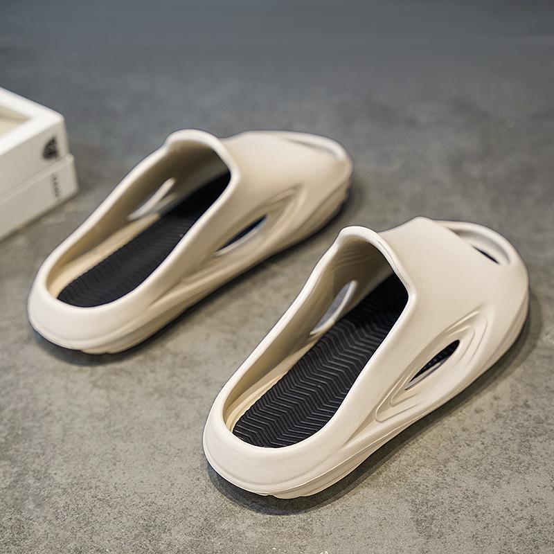 38-45 Herren Groß Mode Weiche Sohle Einzeiler Pantoletten Zuhause Freizeit Hausschuhe Strandsandalen