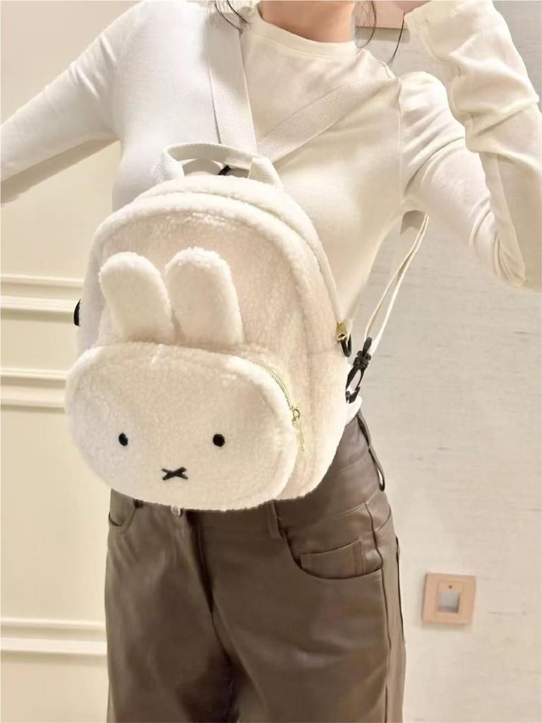 CLIMAXDEAM Miffy Perfetto per e con Storage Perfetto per Elementari e e Celebrazioni Zaino, Leggero, Bambini, Ragazzi, Ragazze, Adulti, Borsa,