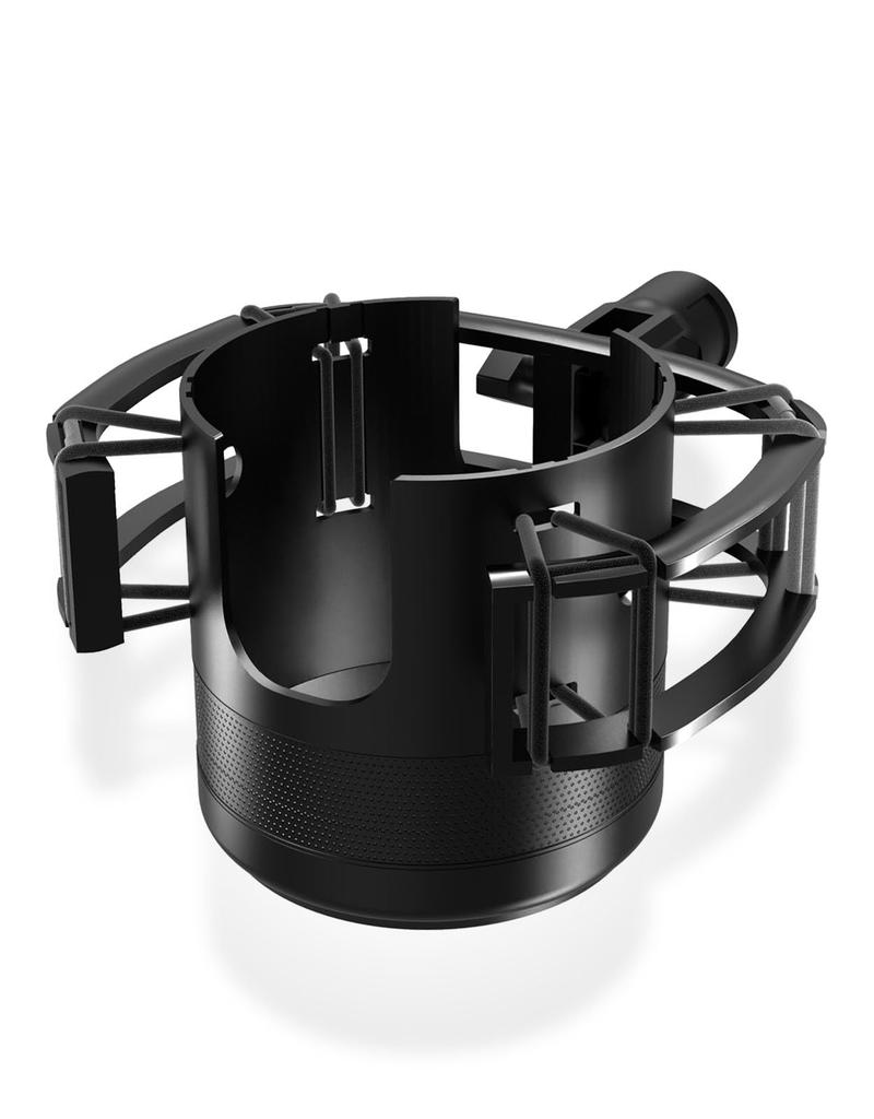 Etour Custom Blue Yeti BM400BK USB Shock Mount with Pop Filter, 2025 Inch, Upgraded Anti-Vibration Suspension Elastic Shock Mount Holder Clip