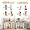 Dog Crate Furniture For Large Dogs Double Dog Cage For Small Dogs
