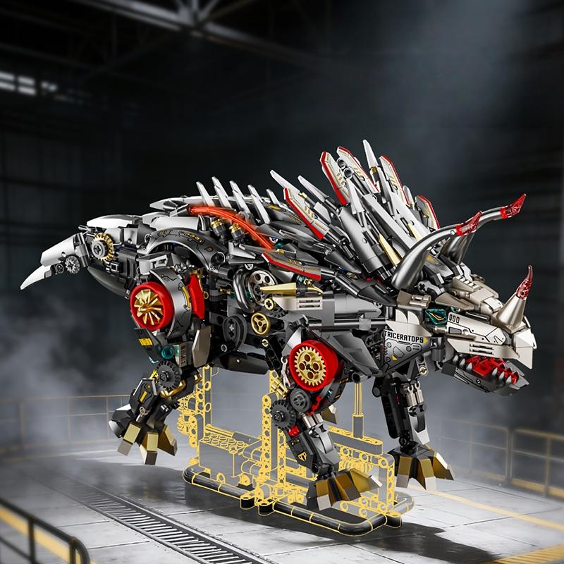 High-Quality 1168Pcs High-Quality Mechanical High-Quality Triceratops High-Quality Dinosaur High-Quality Building High-Quality Blocks High-Quality