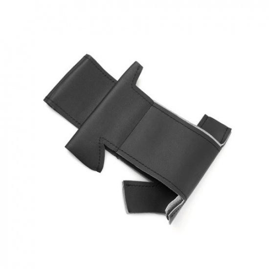 All Black Steering Wheel Sewing Leather Cover For Renault Clio 3 RS 2005-2013