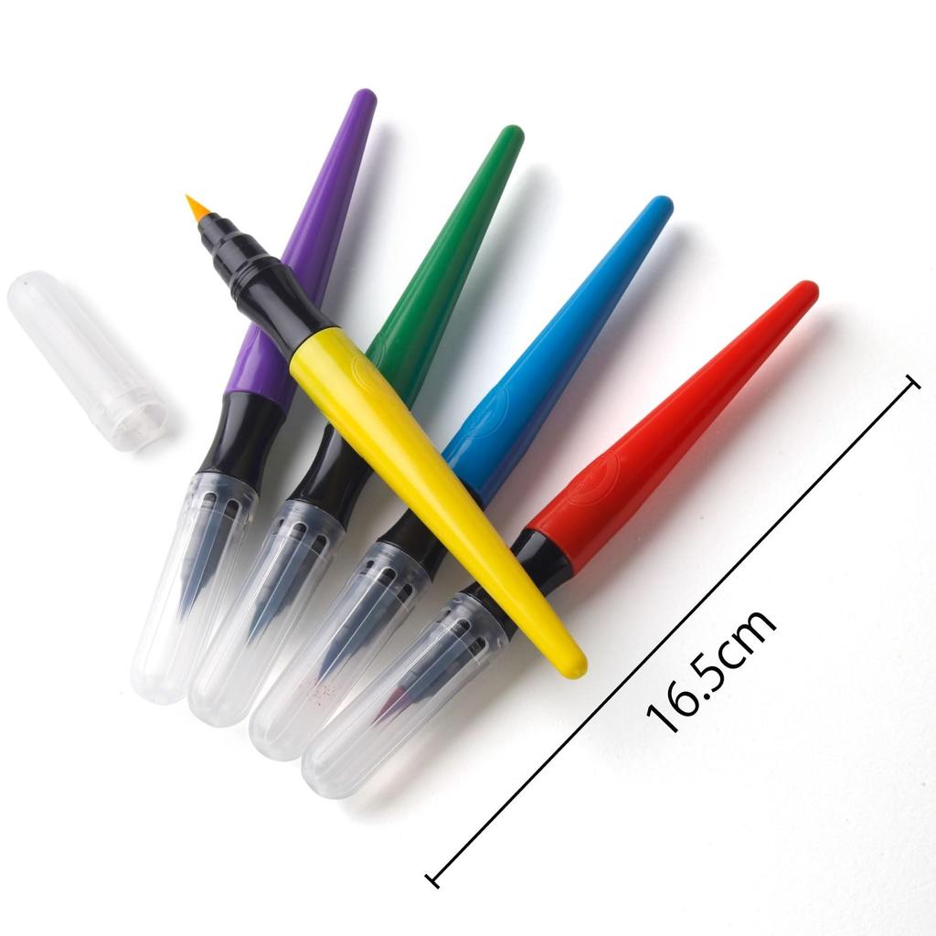 Crayola Washable Paint Brush 5 Japanese Authentic Pens, Colors, Packaging, 546201,