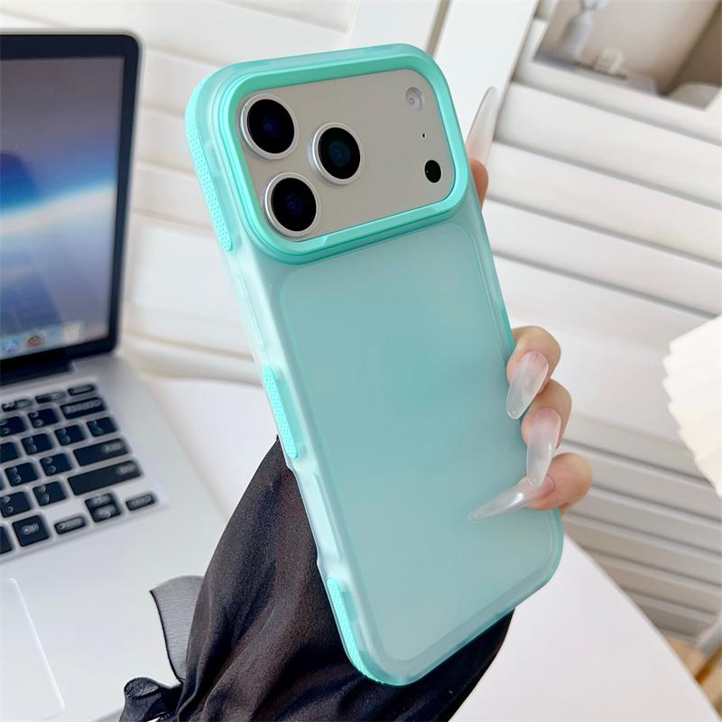Luxury Matte Translunt Phone Case for iPhone 17 Air 16 E 15 14 Plus 13 12 11 Pro Max Shockproof Anti Slip Frosted Armor Cover