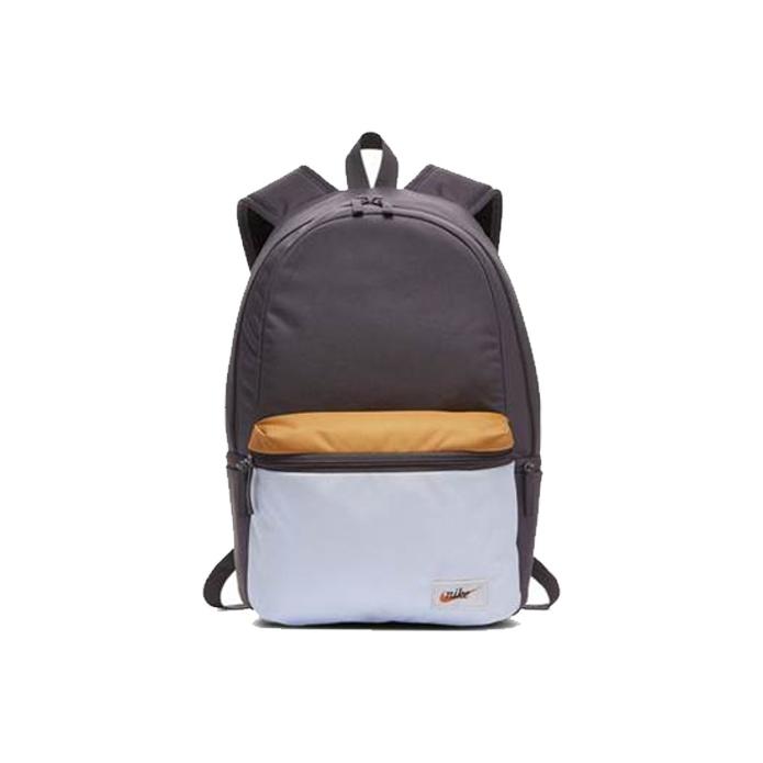

Nike Heritage Logo Zipper Backpack Unisex Backpacks Lightning-Gray Light-Purple BA4990-082 Lightning Gray & Light Purple