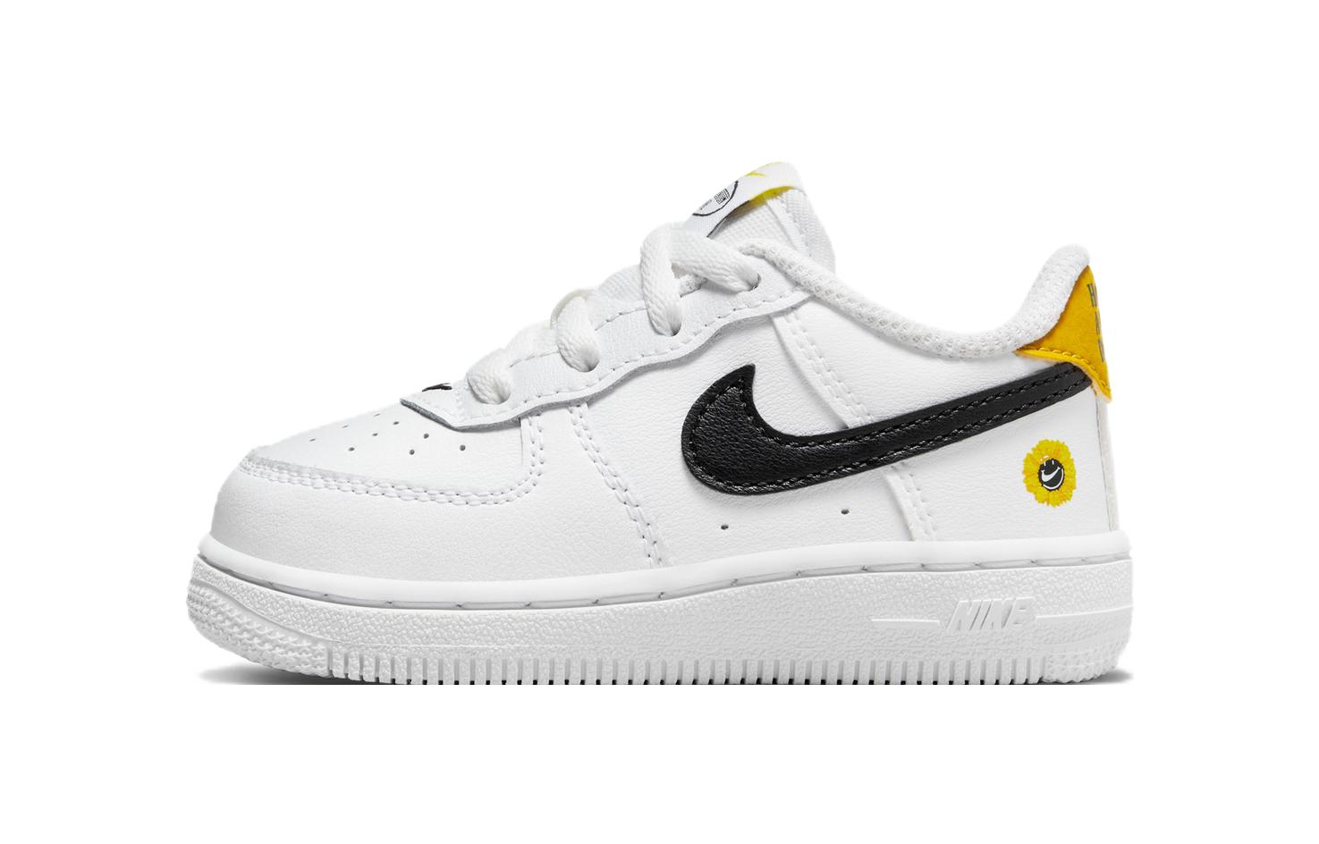 

Nike Air Force 1 LV8 Casual Slip Resistant, Abrasion Resistant, Breathable Low top Skateboard Shoes White Black Yellow DM4254-100 22