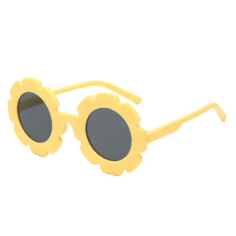 Children'S Cartoon Sunglasses Frame Matte Cute Boys And Girls Baby Flower Glasses Uv400 Sunglasses