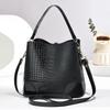 Stylish Color Block Handbag For Women Versatile Tote Bag With Shoulder Strap And Zipper Closure