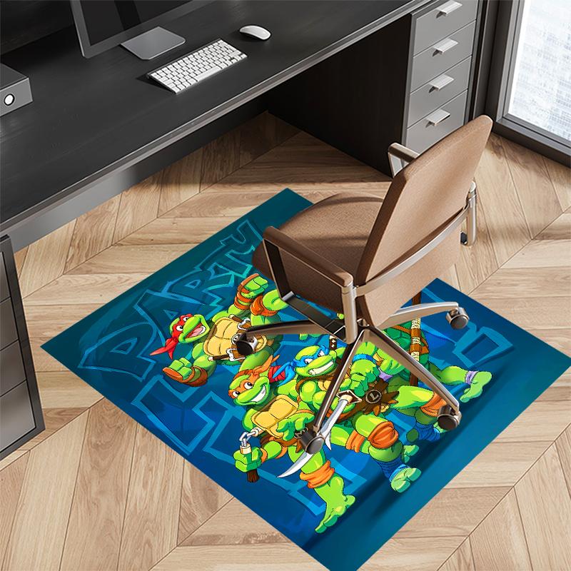Teenage Mutant Ninja Turtles Printed Absorbent Washable Carpet, Non-Slip Bathroom Mats, Kitchen Rugs, Yoga Mat,Living Room Entrance, Camping Picnic Ru