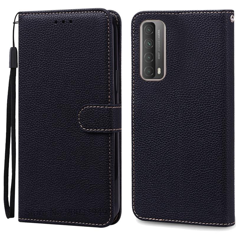 

Чехол для Huawei P Smart 2021 PPA-LX1 PPA-LX2 Чехол-книжка из кожи с кошельком для телефона для Huawei P Smart 2021 Чехол Coque Fundas Shell Huawei P Smart 2021 чёрный