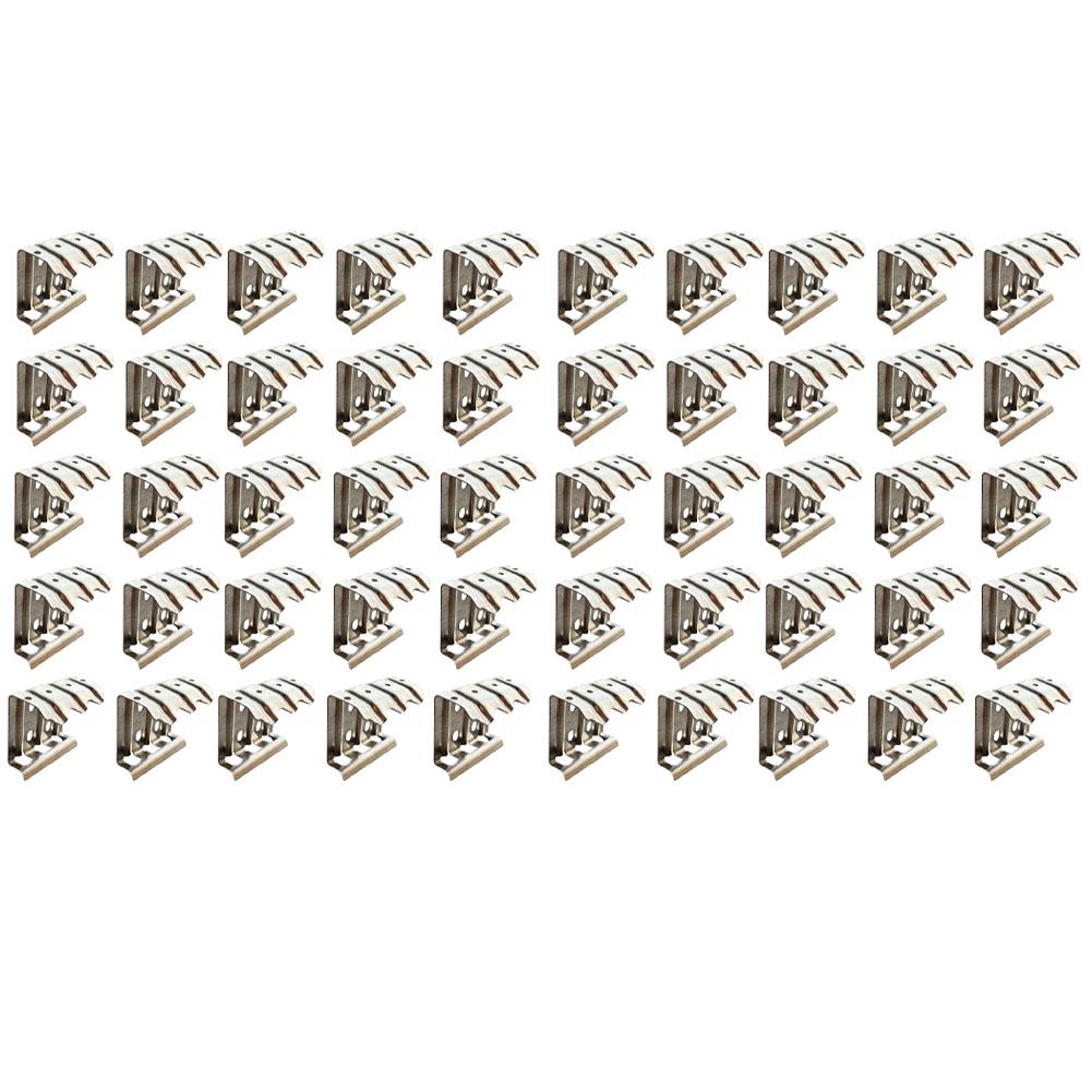50 Stück 304 Edelstahl Wasserleitclips für Solarpaneloberflächen Entwickelt zur Reduzierung der Wartung und zur Verbesserung des Wassermanagements
