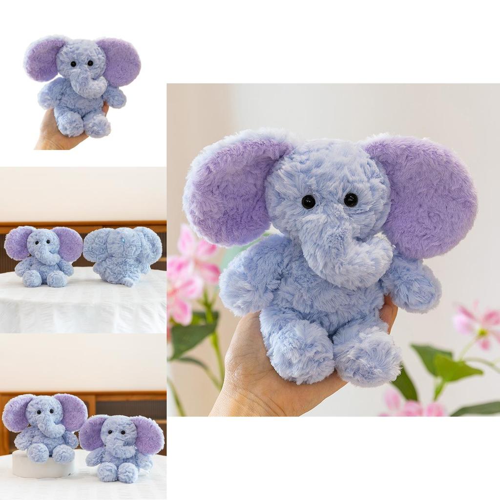 Soft Elephant Keychain Toy With Key Ring For Birthday Present