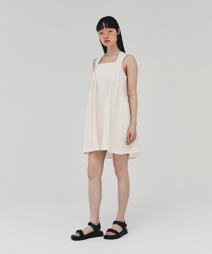 Awi Baby Doll Dress_Cream