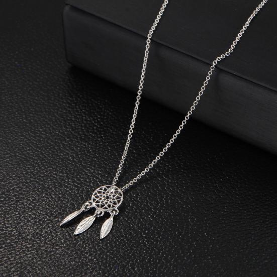 Hohle Traumfänger-Quasten-Halsketten-Ohrring-Ring-Armband-Frauen-Schmuckset