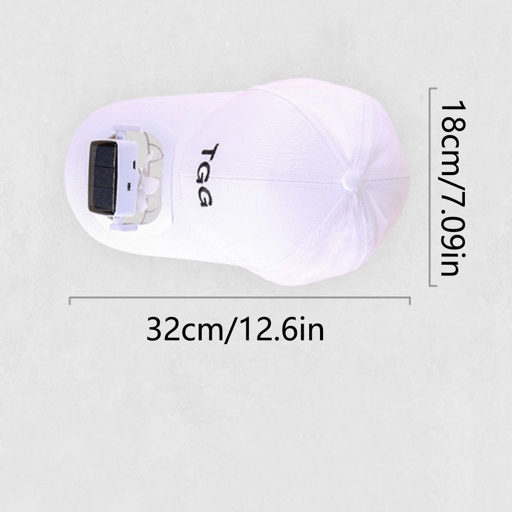 Korea Style Solar Fan Hat USB Charging Solar Powered Sunhat with Cooling Fan Adjustable Strong Wind Wide Brim Baseball Cap Men
