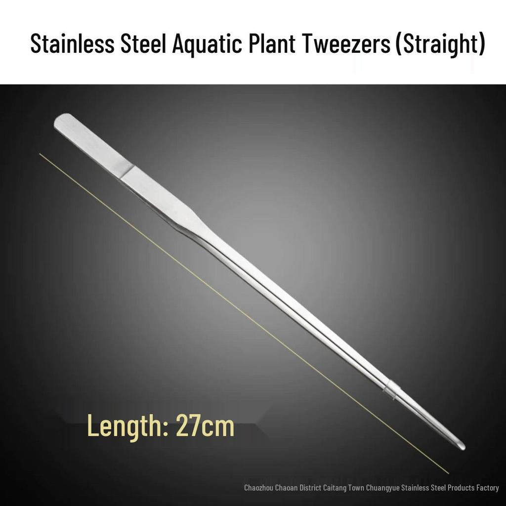 Stainless Steel 304 Non-Slip Toothed Tweezers for Succulents