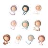 Baby-Falten-Spitzen-Kordel-gebundenes Haubenmützchen für Neugeborene 0 bis 2 Monate Professionelle und Familien-Fotografie Beschnittene Mütze