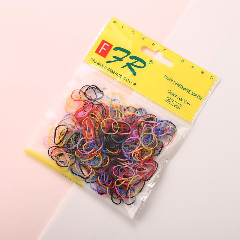 Hair Ring Rubber Ropes Hair Accessories Disposable Elastic Hair Bands Ponytail Holder Rubber Band Scrunchies