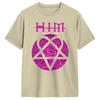 Unisexs TShirt Love Metal Band HIM Heartagram Vintage Cotton Tee Shirt Short Sleeve T Shirts Crewneck Clothing Plus Size