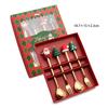Fork Christmas Spoon Set Utensils Dessert Stainless Steel Xmas Party Gift Decor
