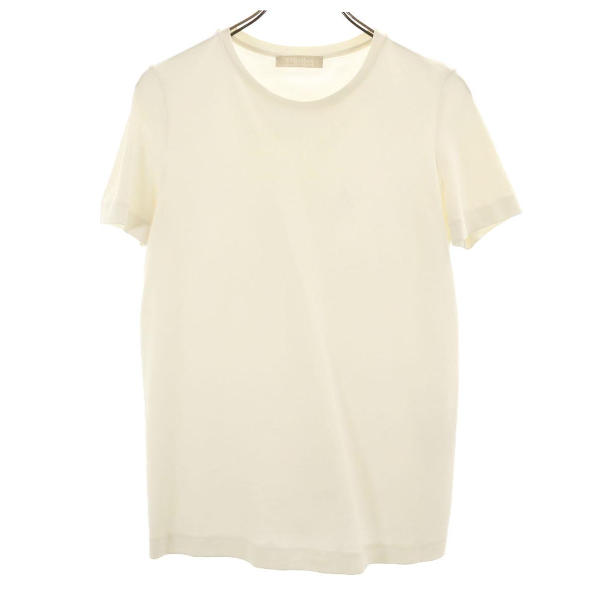 

S Max Mara Футболка с коротким рукавом L молочно-белая Женская Б/у