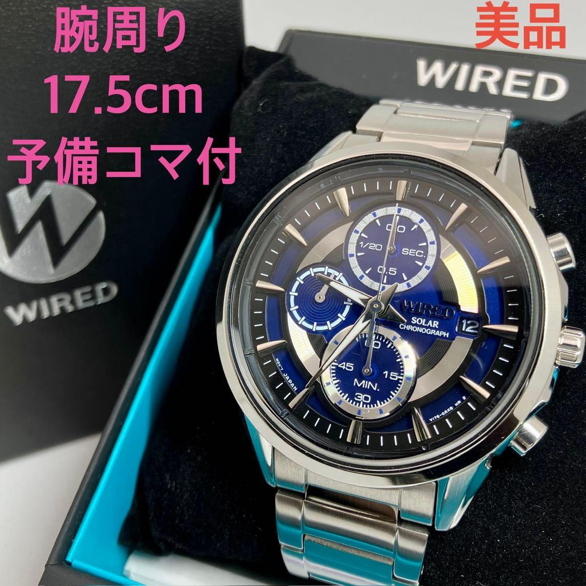 Used SEIKO Wired WIRED Chronograph Smoseco Men s Watch Apollo V176-0AK0 AGAD062