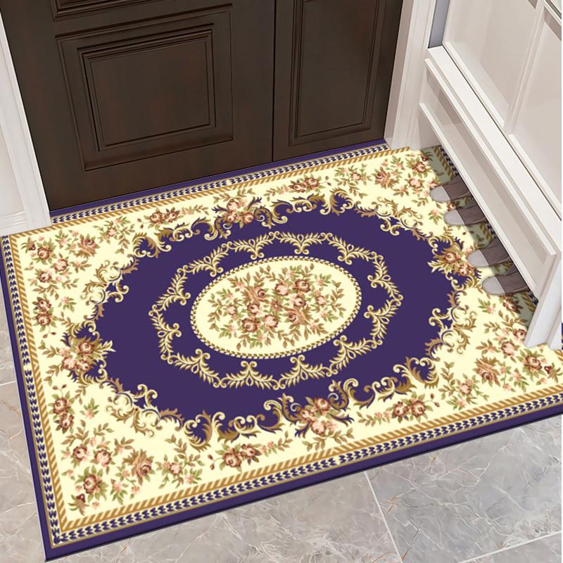 Entrance Door Mat Living Room Carpet Bedroom Bedside Carpet Retro Ethnic Style Hotel Homestay Carpet