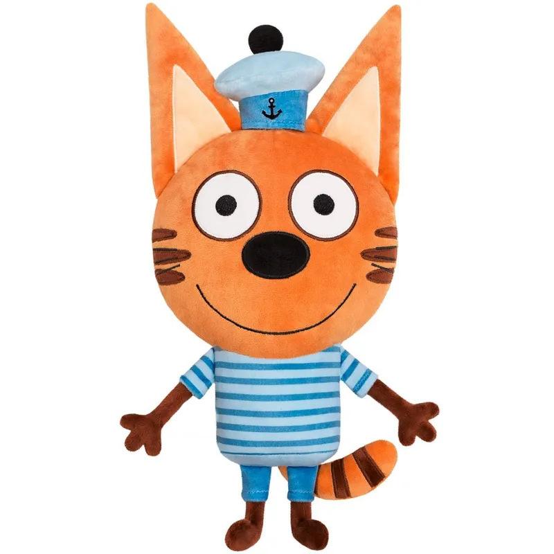 Kid-e-Cats Cartoon Toy Karamelka Three Cat Plush Toy