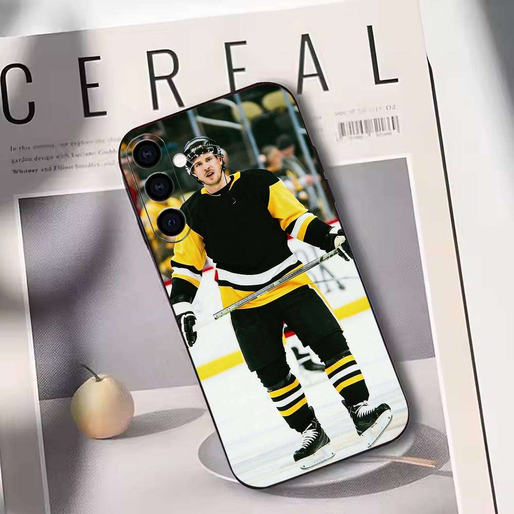 Hockey Player S-Sidney Crosby  Phone Case For Samsung Galaxy A73,A72,A71,A70,A53,A52,A51,Others Soft Black Cover