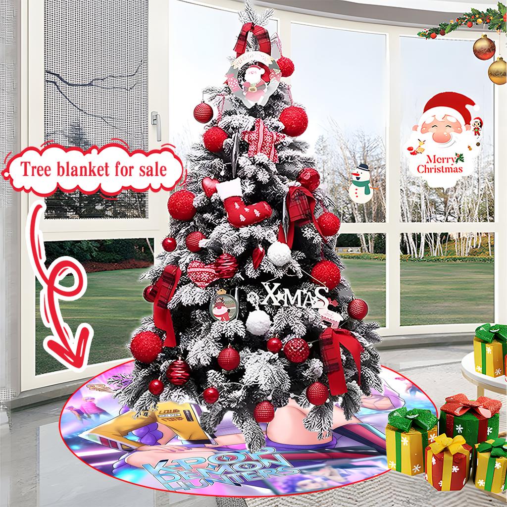 Christmas Tree Skirt Decoration For Home Xmas Tree Decorations Skirt Ornament Festive Holiday Party Decorations Indoor Outdoor