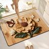 3D visual bathroom floor mat household diatom mud floor mat water-absorbing quick-drying non-slip mat Tianjin carpet