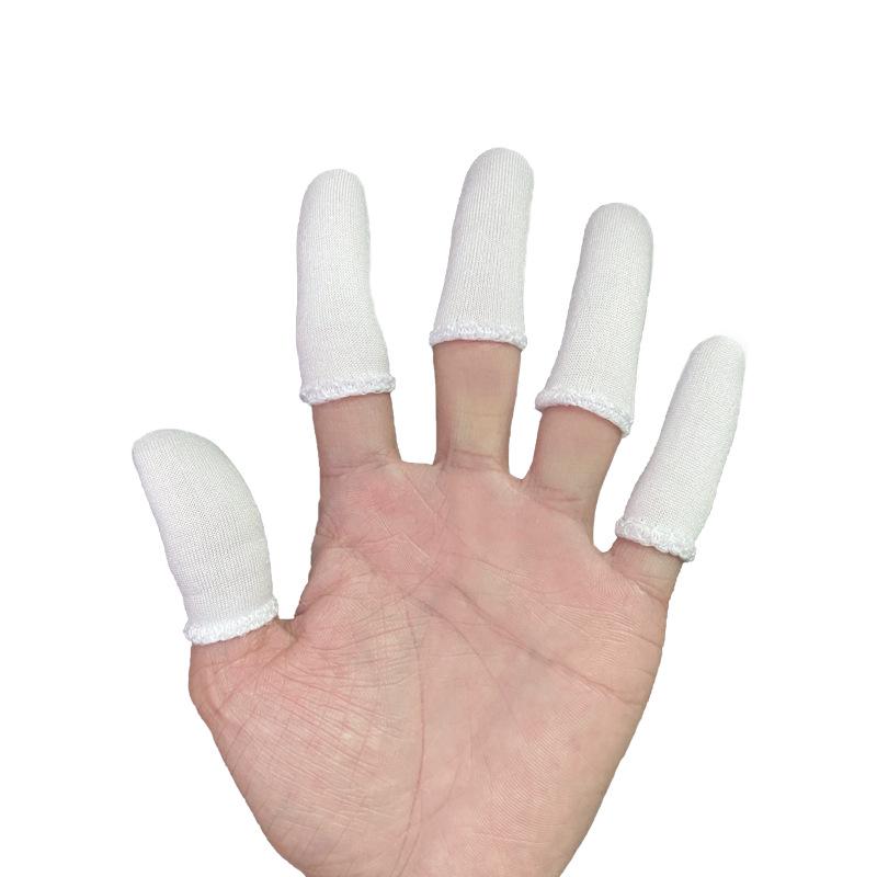 Thick Wear-Resistant Cotton Finger Cots - Breathable, Sweat-Absorbent, Dustproof Labor Protection.