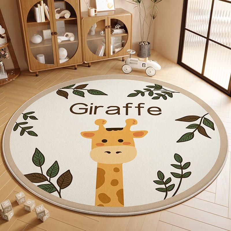 Cartoon Animal Children's Room Floor Mat Anti Slip Carpet for Children's Room Rugs for Bedroom Carpets for Living Room
