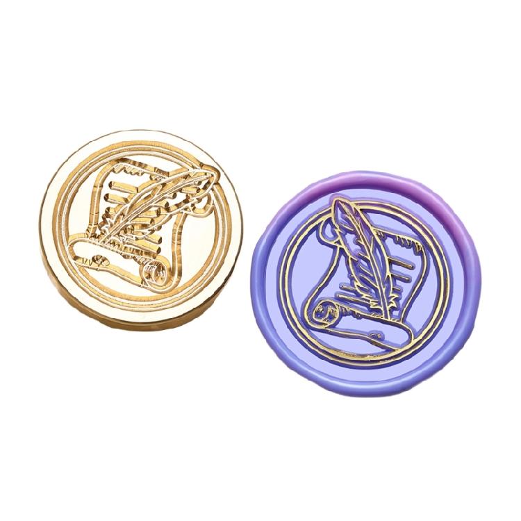 Wax Stamp Head for Appreciation Card Wedding Invitations Envelope Scrapbooking