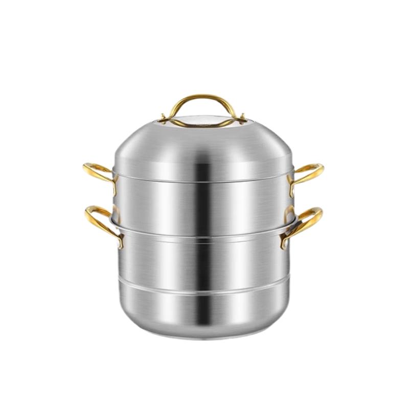 Sule 316 Stainless Steel 28CM 2-Layer Steamer Pot