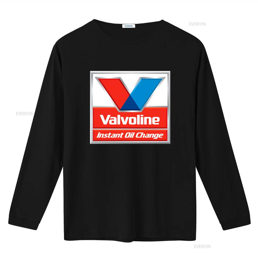 Maglietta Valvoline Cambio Olio Istantaneo per Tempo Libero vintage Lavata Top per Uso Quotidiano Unisex Traspirante abbigliamento firmato
