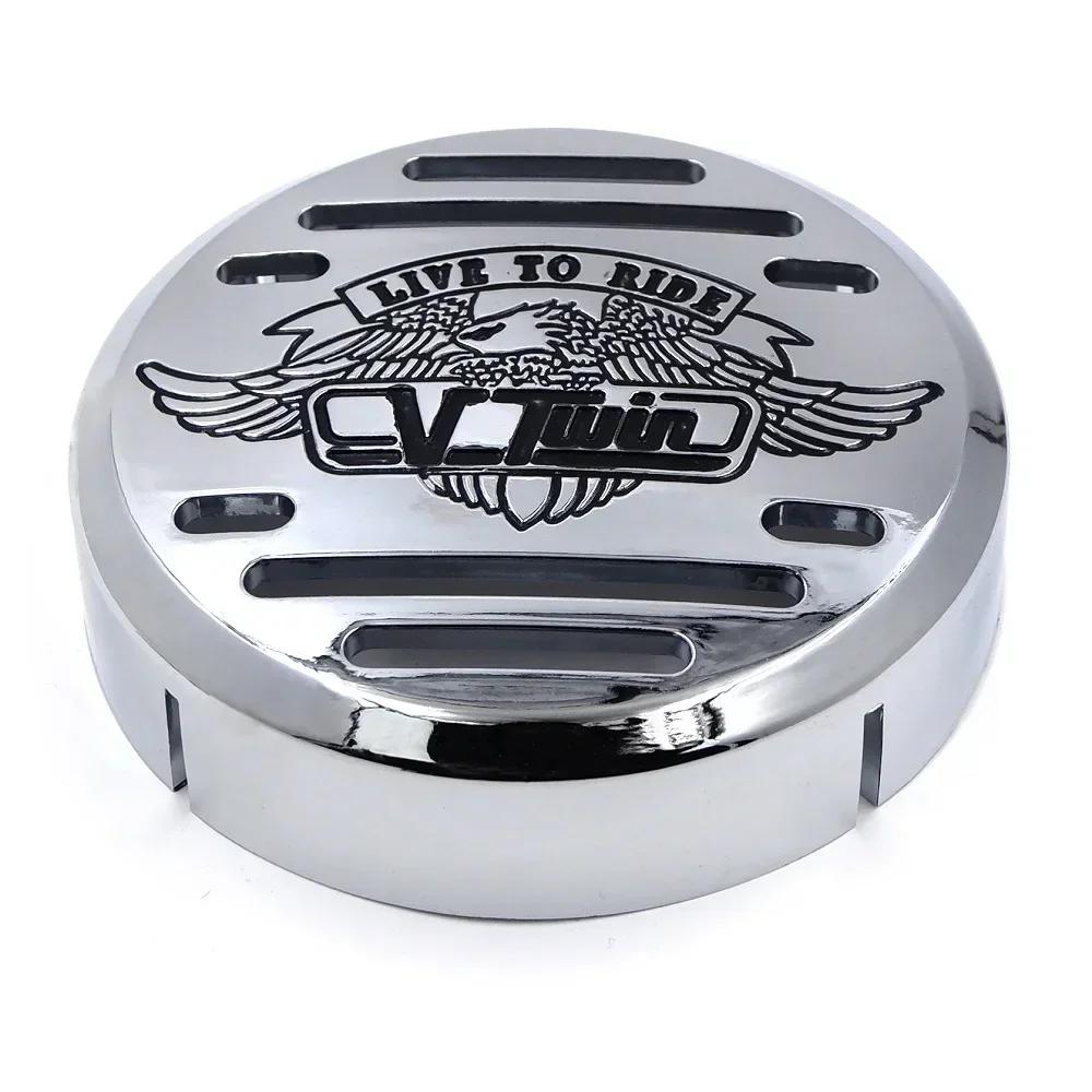 For Motorcycle Kawasaki Vulcan 800 Yamaha V-Star 650 1100 Classic Silverado BLACK Horn Cover