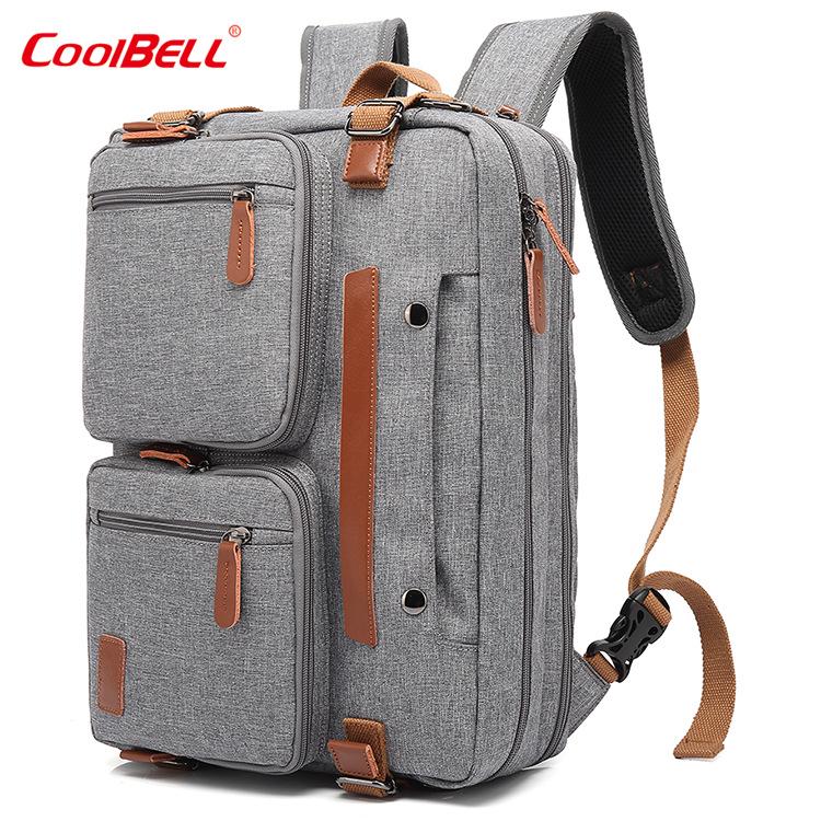 

Вместительный многофункциональный мужской холщовый рюкзак 15.6-inch