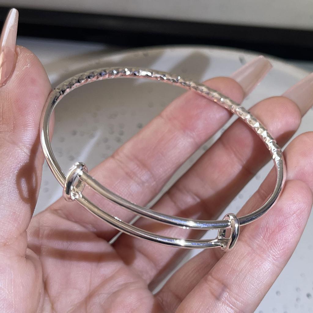 Xiaomi 100% Solid 925 Sterling Silver Retro Bracelet for Women Men Vintage Handmade Simple Sparckling Narrow Bracelet Birthday Gift