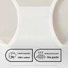 Ladies Spring and Autumn New Cotton Antibacterial Extension Crotch No Mark High Split Middle Waist Triangle Briefs