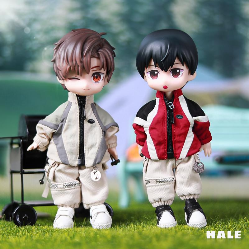 OB11 Doll Outdoor Jackets Suit Clothes And Pants Suit For Ob11 1/12 Doll Outfit Daily Casual Accessories For Children Diy