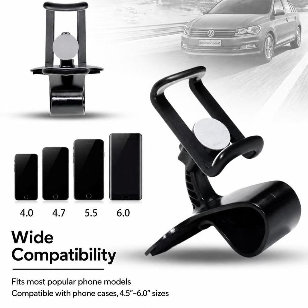 360° Rotation Car Phone Holder Universal Air Vent Clip Mount Stand Dashboard Car Mount In Car