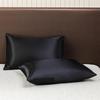 European American Solid Color Satin Three-Piece Bedding Set - Bed Sheet, Fitted Sheet & Pillowcase