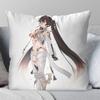 Lucia Pyroath Anime Game PPunishing Gray Raven Pillow Case Fashion Square Pillowcase Bedroom Sofa Room Ins Decoration Leisure