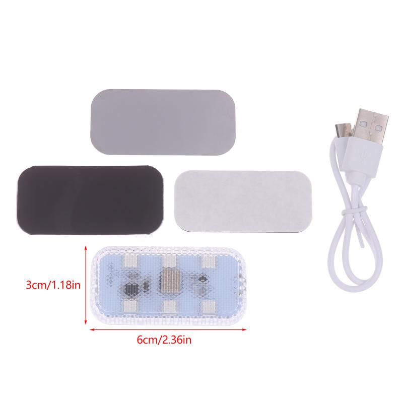 Led Touch Light Mini Wireless Car Interior Lighting Auto Reading Light, Touch Sensing, Trunk Foot Atmosphere Surround Light